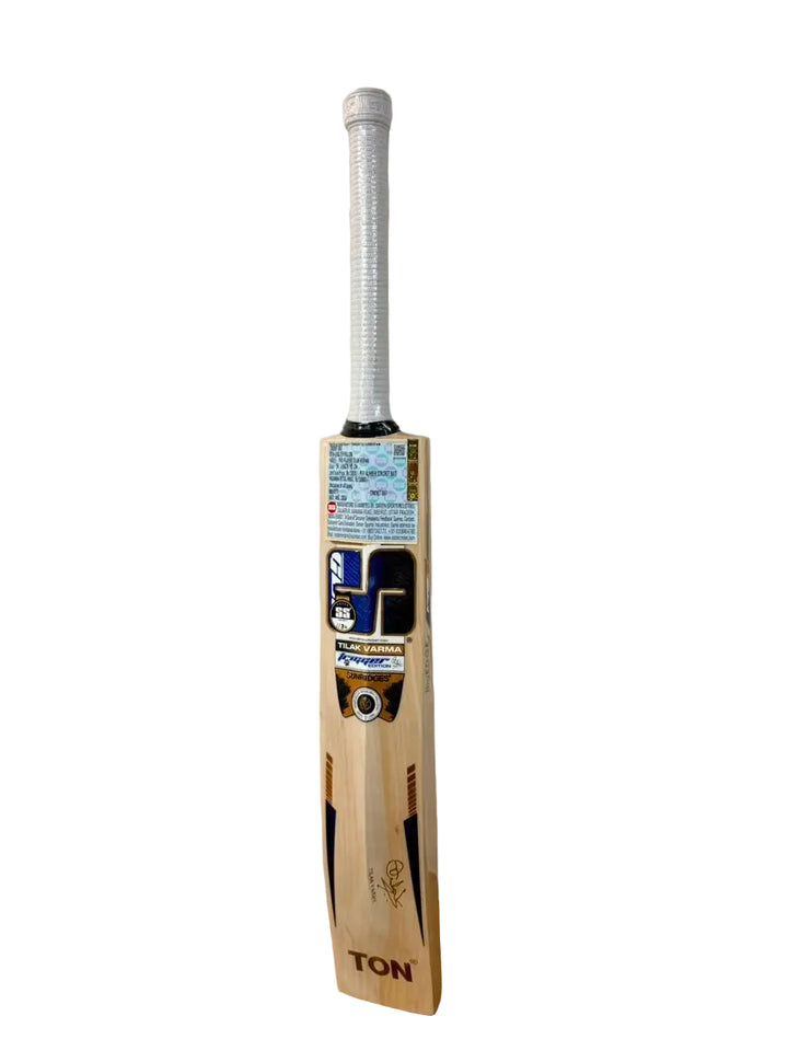 SS Players Tilak Verma Pro English Willow Cricket Bat Size SH @ Back View