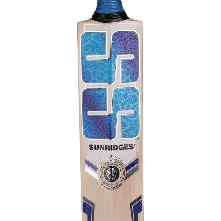 SS Premium English Willow Cricket Bat Size SH @ Back View 3