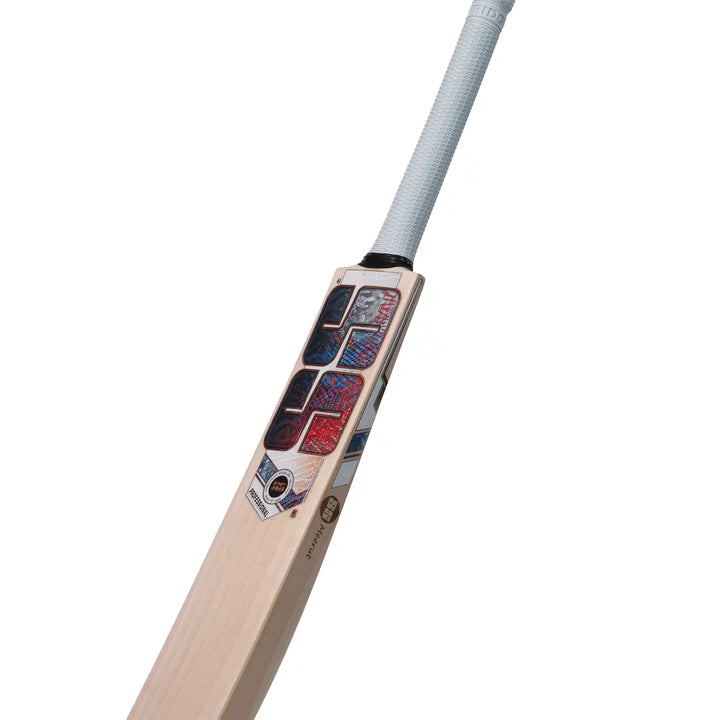 SS Professional English Willow Cricket Bat Size SH @ Face View