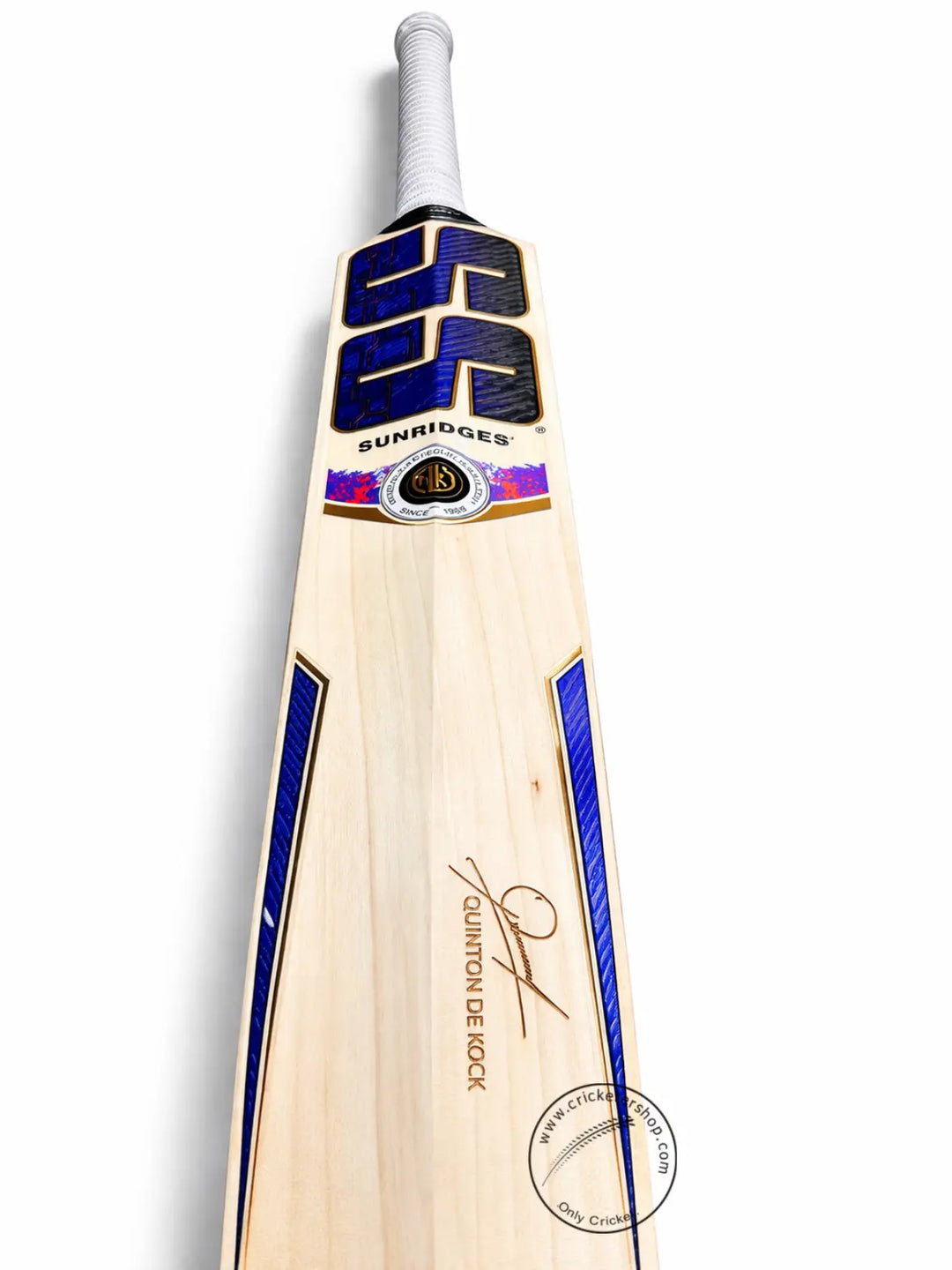 SS Quinton De Kock Player English Willow Cricket Bat Size SH @ Back View 