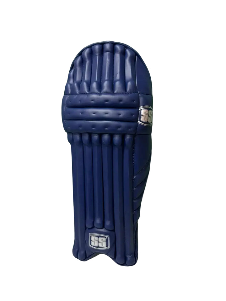 SS Ranjimax Cricket Batting Leg Guard Navy Blue Pads@front view1
