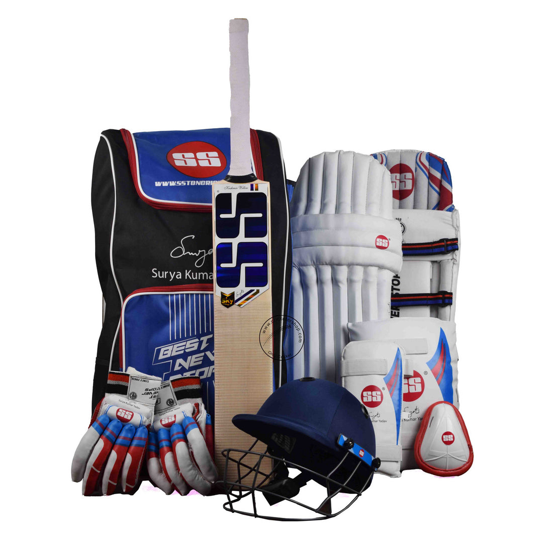 SS SKY Classic Kashmir Willow Cricket Kit @ Composite View