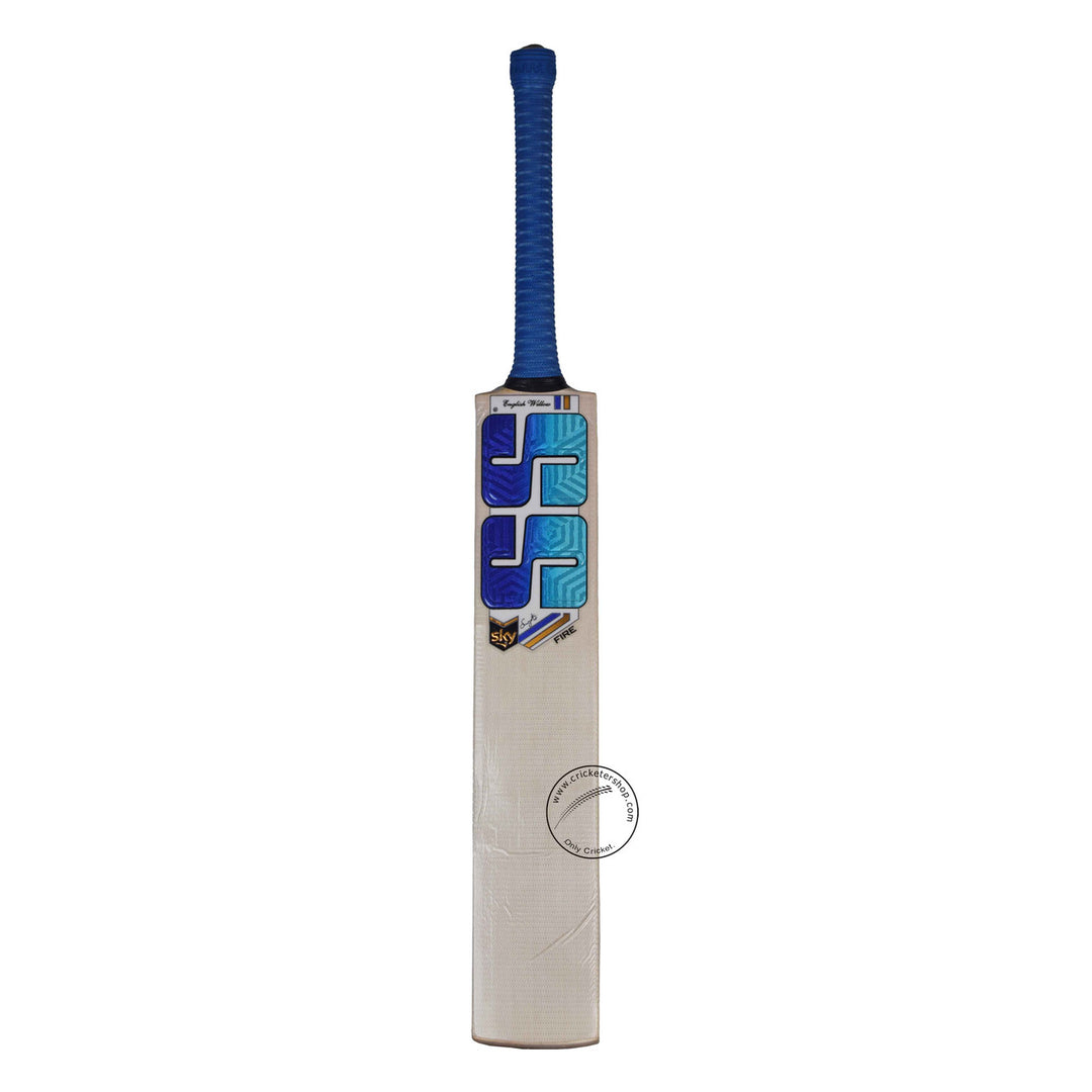 SS SKY Fire English Willow Cricket Bat Size @ Front View