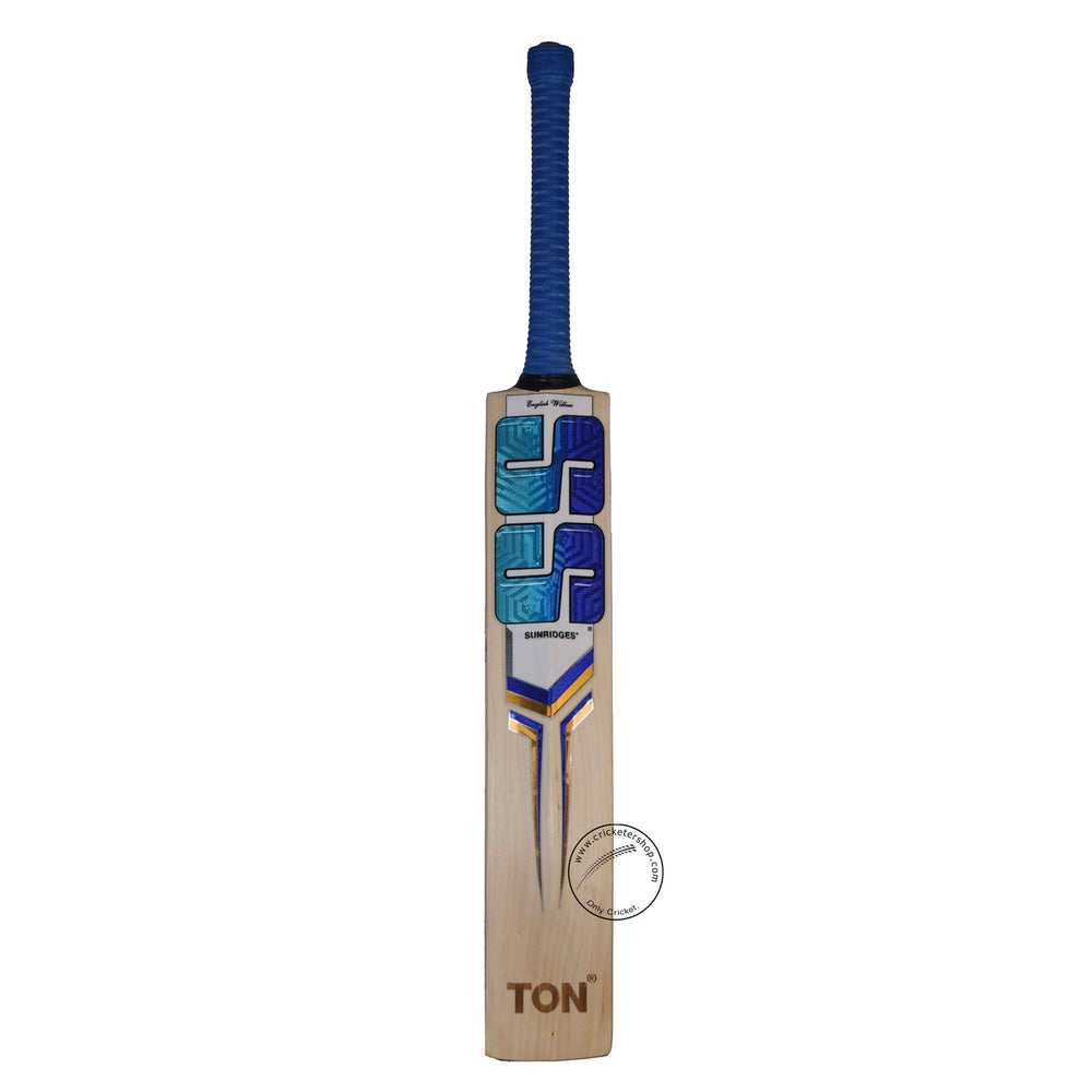 SS SKY Fire English Willow Cricket Bat Size @ Back View