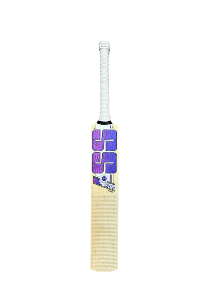 SS SKY Fire English Willow Cricket Bat Size@front view 5