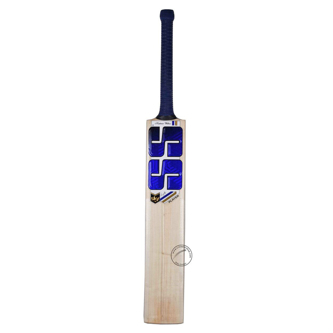 SS SKY Player Kashmir Willow Cricket Bat Size SH @ Front View