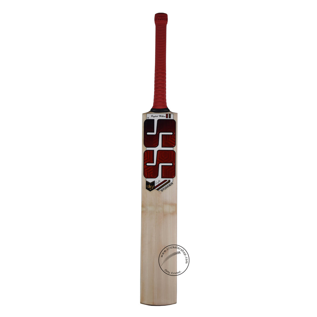 SS SKY Stunner English Willow Cricket Bat Size SH @ Front View