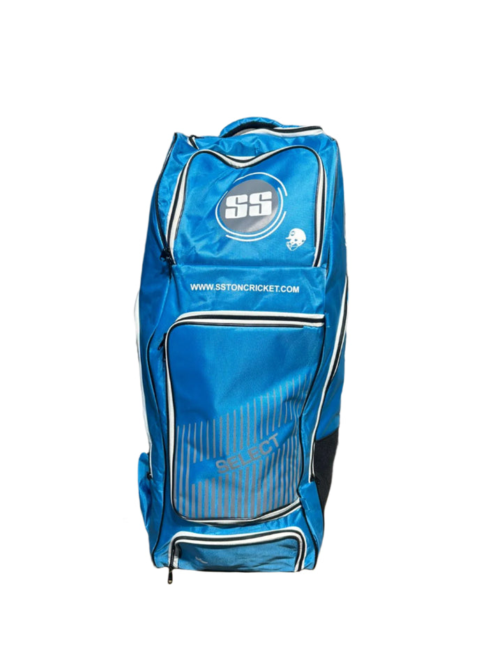 SS Select Duffle Teal/ Blue / Black Duffle Cricket Kit Bag@front view