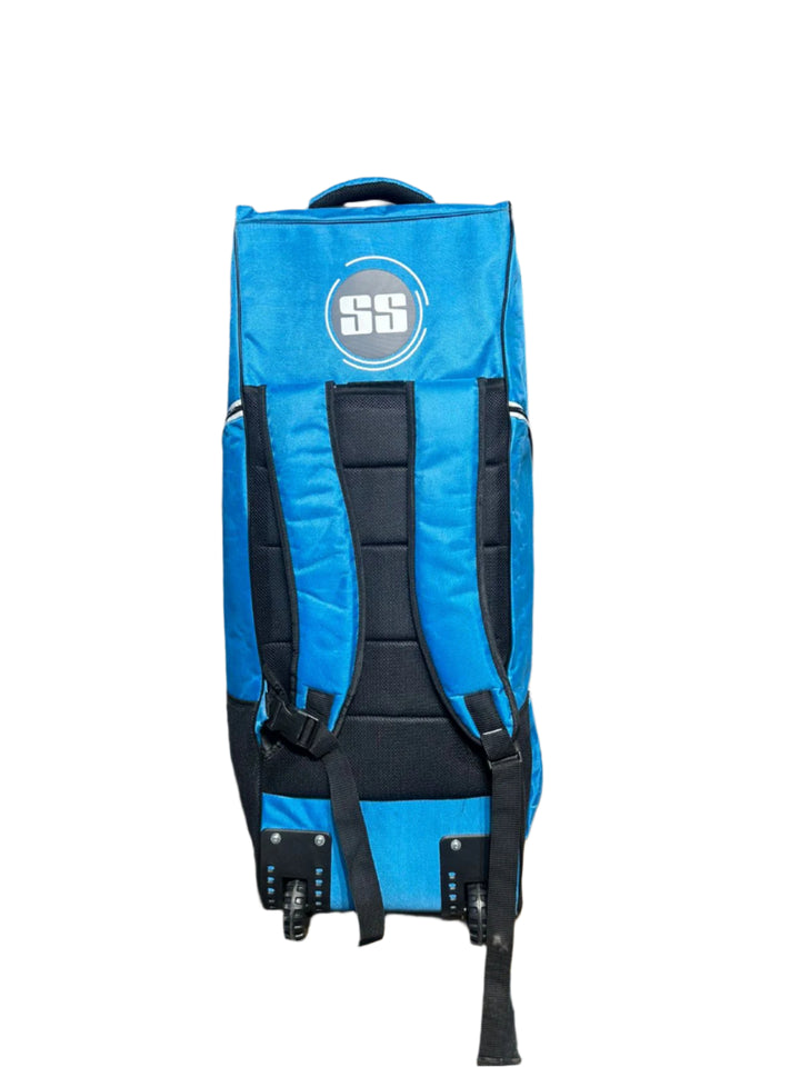 SS Select Duffle Teal/ Blue / Black Duffle Cricket Kit Bag@front view 3