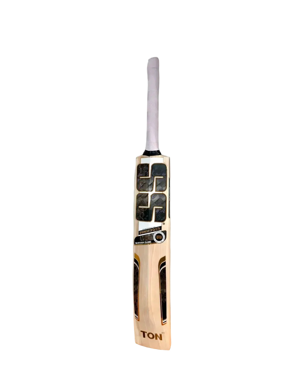 SS Shivam Dube With Fiber Tap English Willow Cricket Bat Size 5 @ Back View