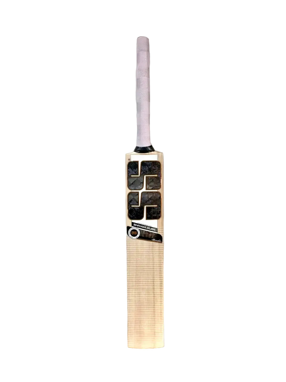 SS Shivam Dube With Fiber Tap English Willow Cricket Bat Size 5 @ Front View