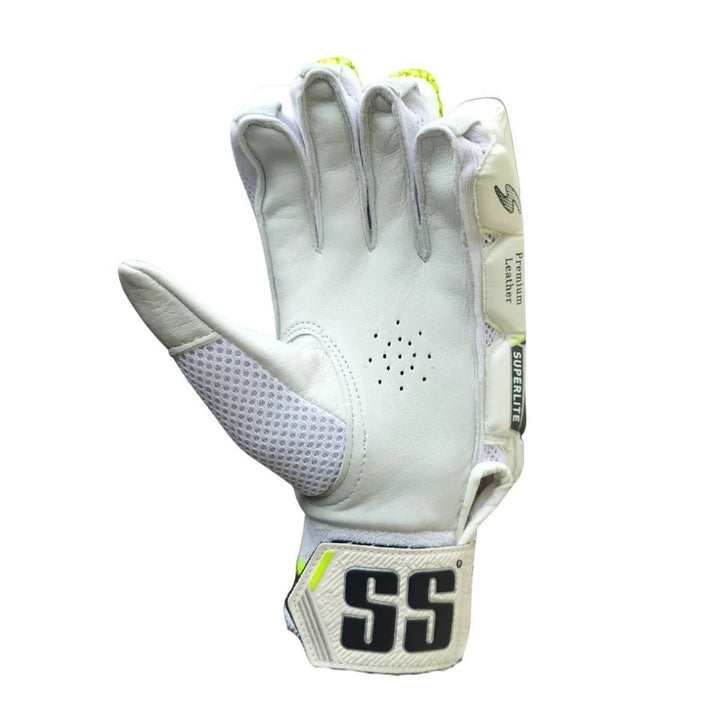 SS Super Lite  Cricket Batting Gloves @ Left Front View