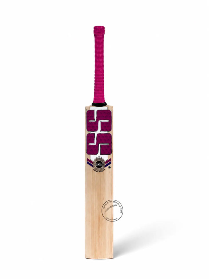 SS Super Power English Willow Cricket Bat Size SH @ Front View