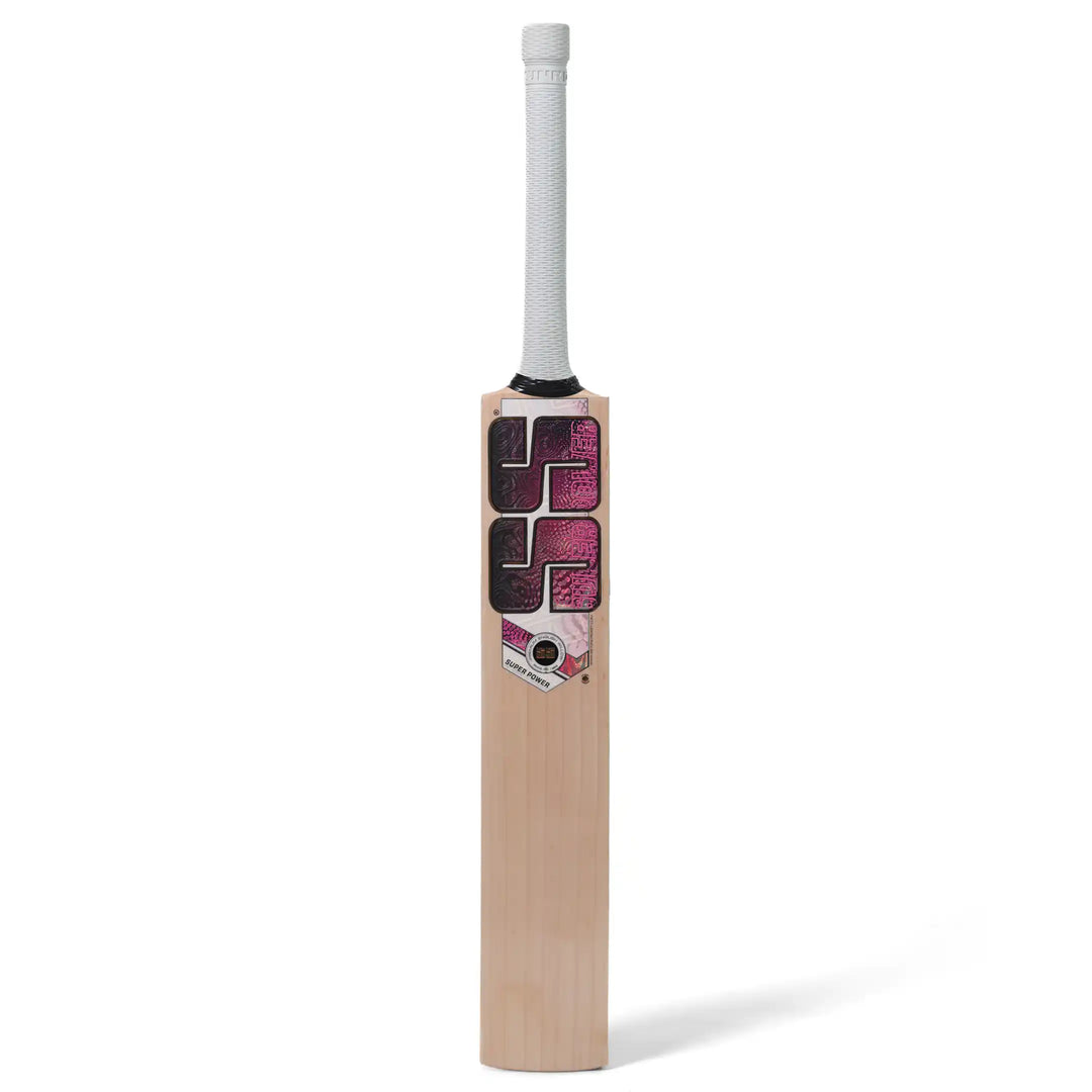 SS Super Power English Willow Cricket Bat Size SH @ Front View 1