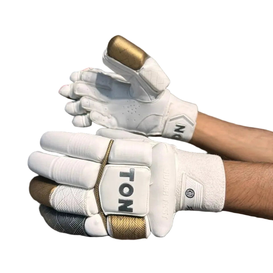 SS Super Test New Cricket Batting Gloves Mens Size@front view
