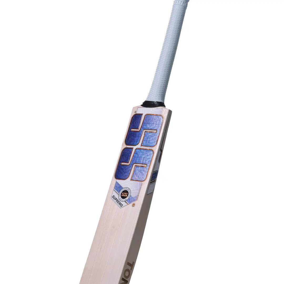 SS Supremo English Willow Cricket Bat Size SH @ Face View