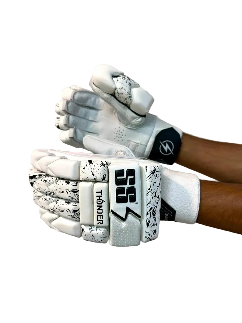 SS Thunder Cricket Batting Gloves Adult@front view