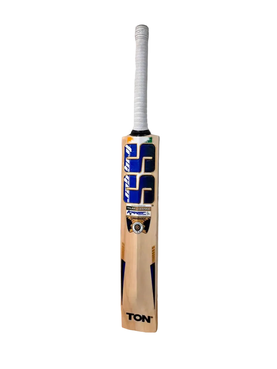 SS Tilak Verma With Fiber English Willow Cricket Bat Size 5 @ Back View