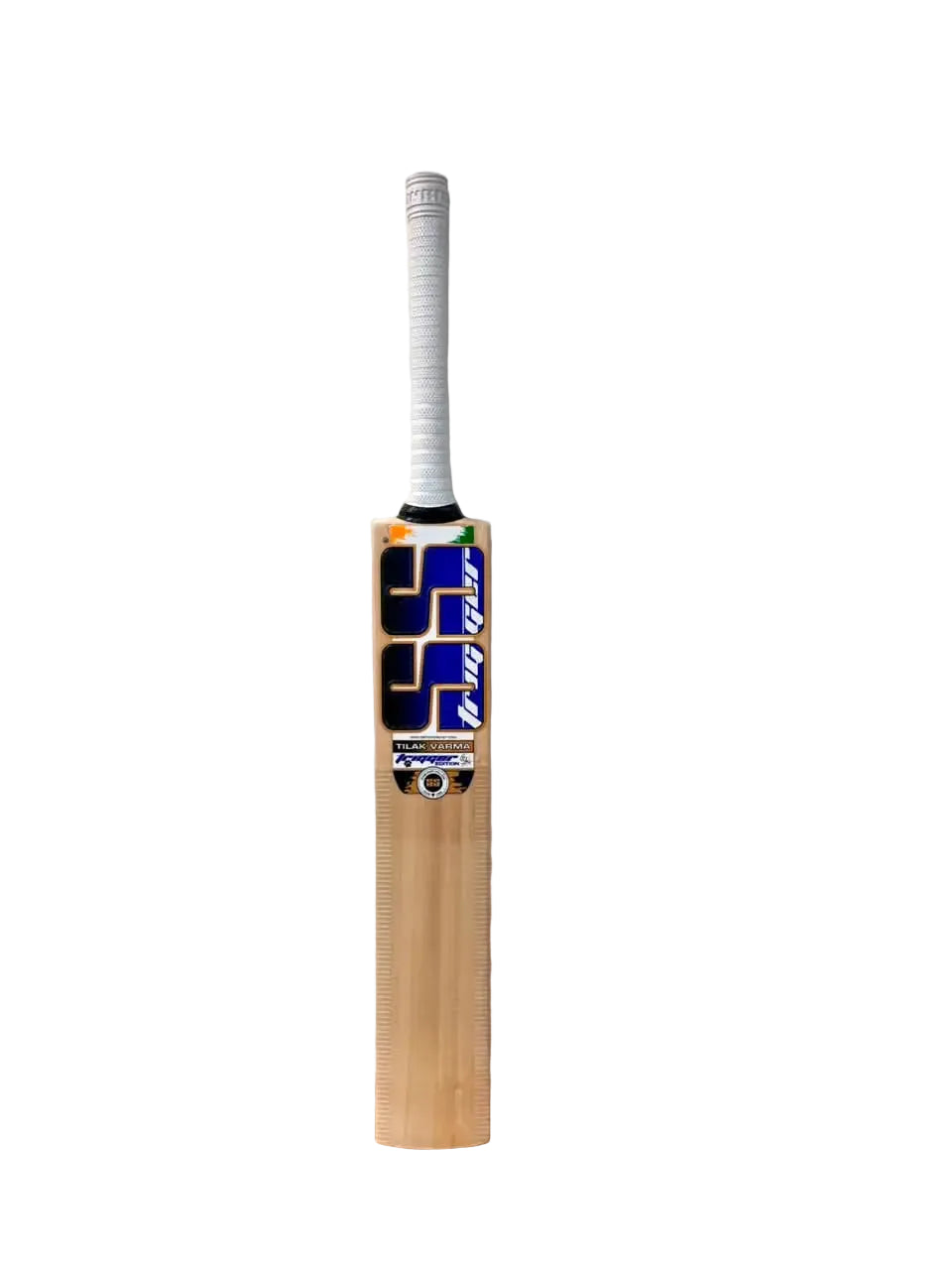 SS Tilak Verma With Fiber English Willow Cricket Bat Size 5 @ Front View