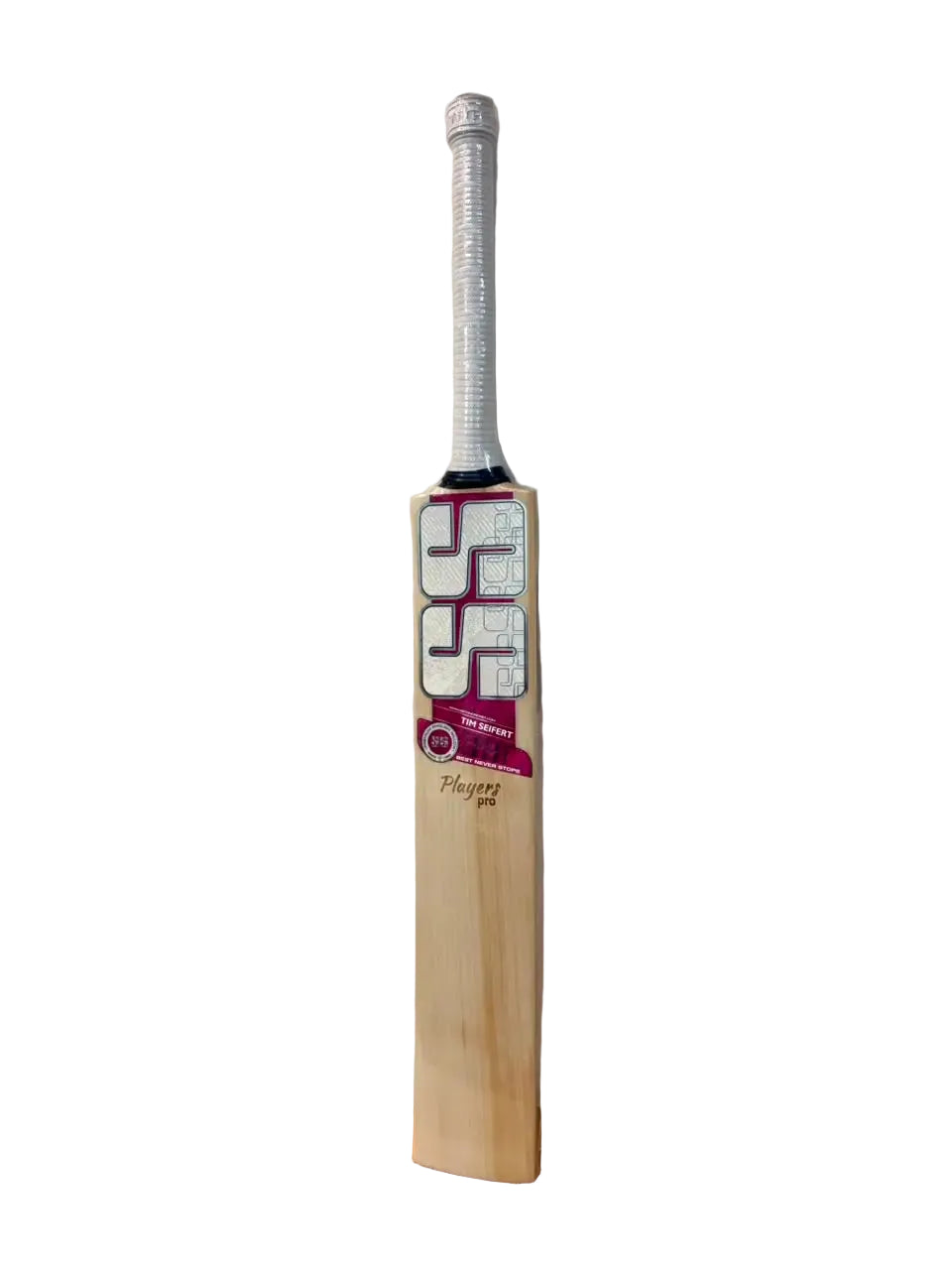SS Tim Seifert English Willow Cricket Bat Size SH @ Front View