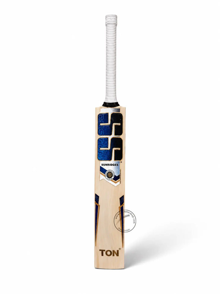 SS Ton Custom English Willow Cricket Bat Size SH @ Back View