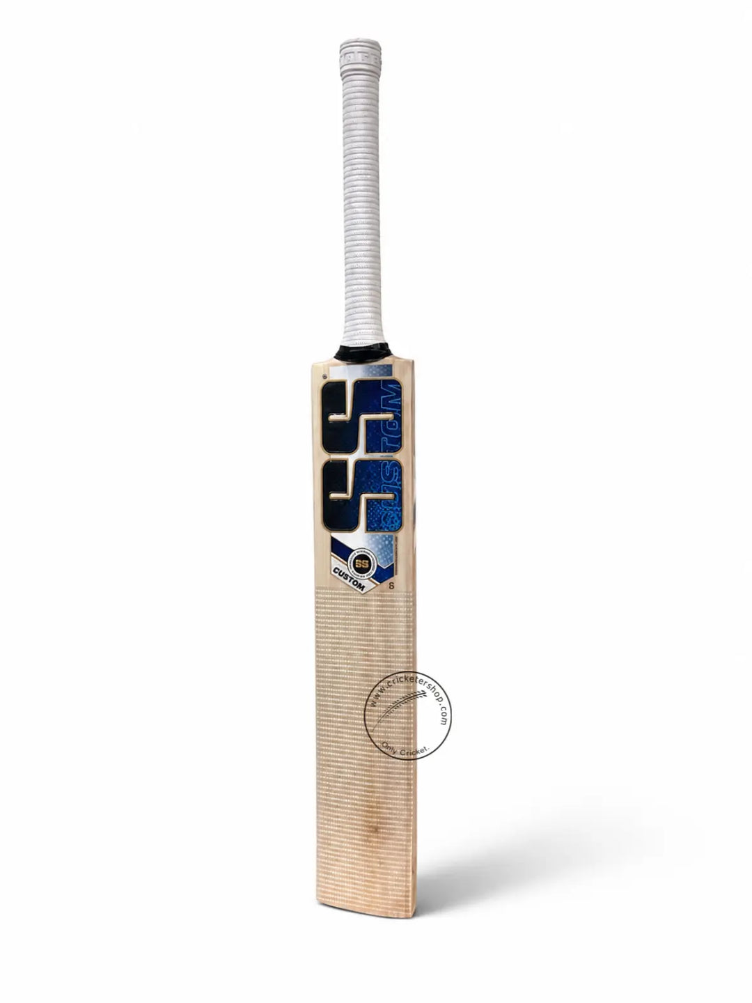 SS Ton Custom English Willow Cricket Bat Size SH @ Front View