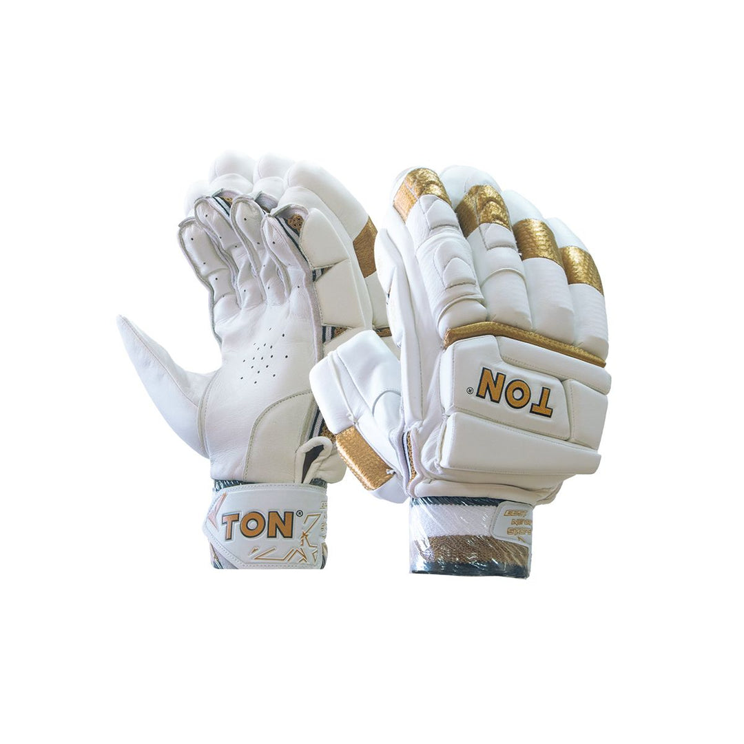 SS Ton Gold Edition Cricket Batting Gloves Mens Size @ Composite View