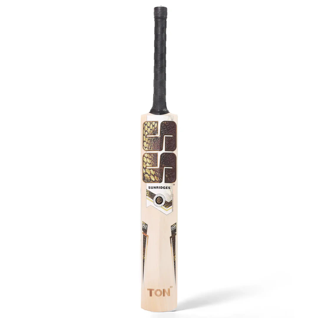 SS Ton Heritage English Willow Cricket Bat Size SH @ Back View