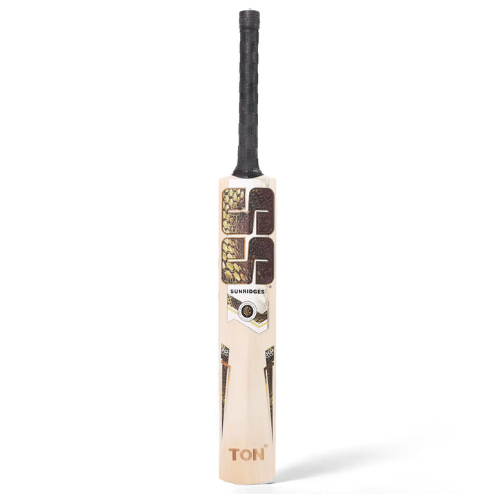 SS Ton Heritage English Willow Cricket Bat Size SH @ Back View