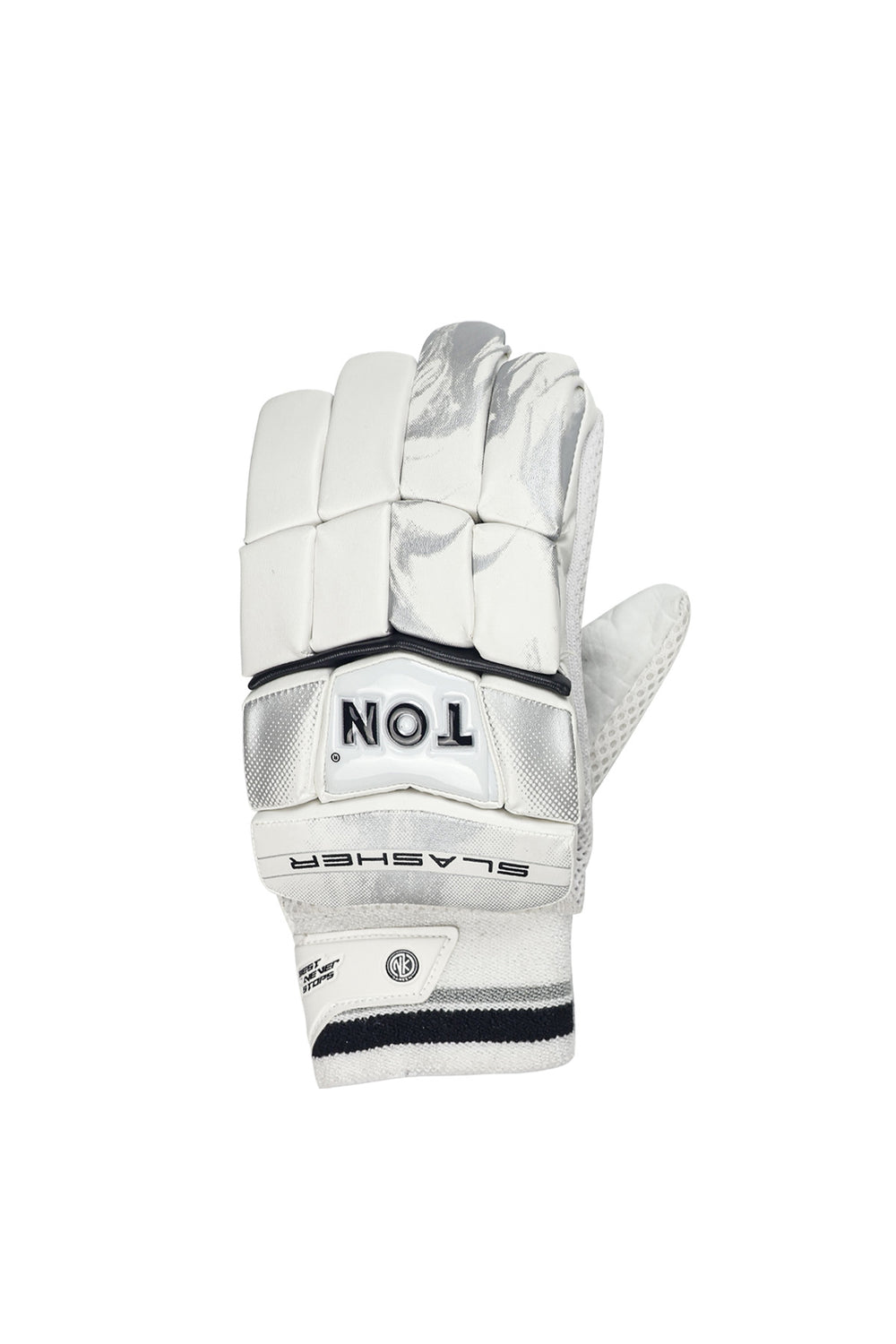 SS Ton Slasher Cricket Batting Gloves @ Left Back View