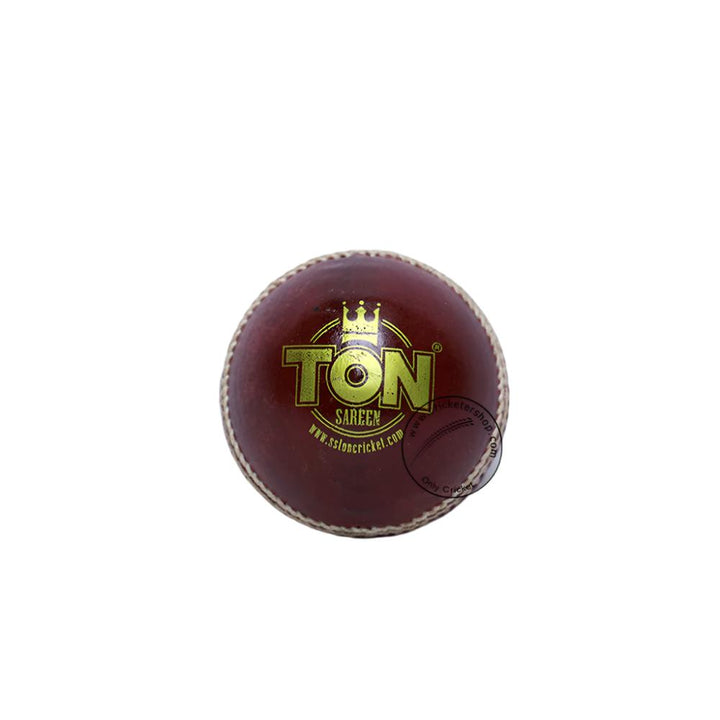 SS Ton Smacker Leather Cricket Ball Red @ Back View