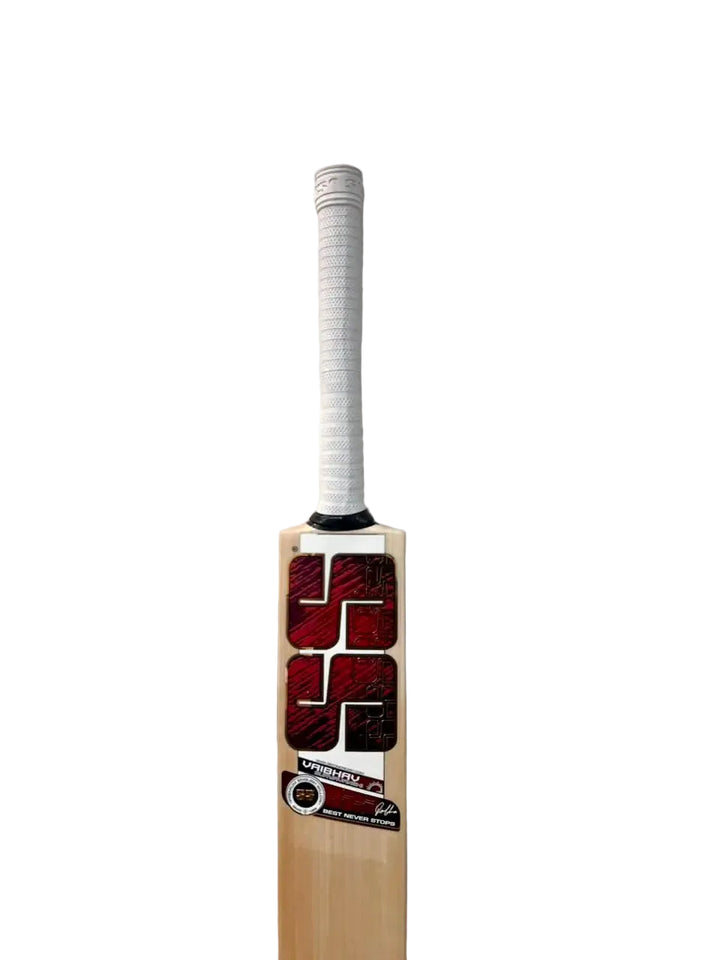 SS Vaibhav Sooryavanshi English Willow Cricket Bat Size @ Face View