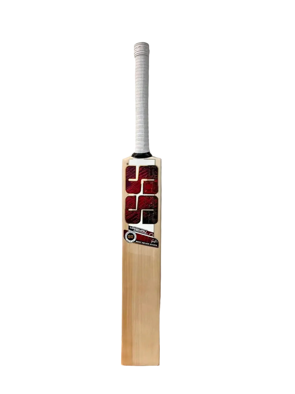 SS Vaibhav Sooryavanshi English Willow Cricket Bat Size @ Front View