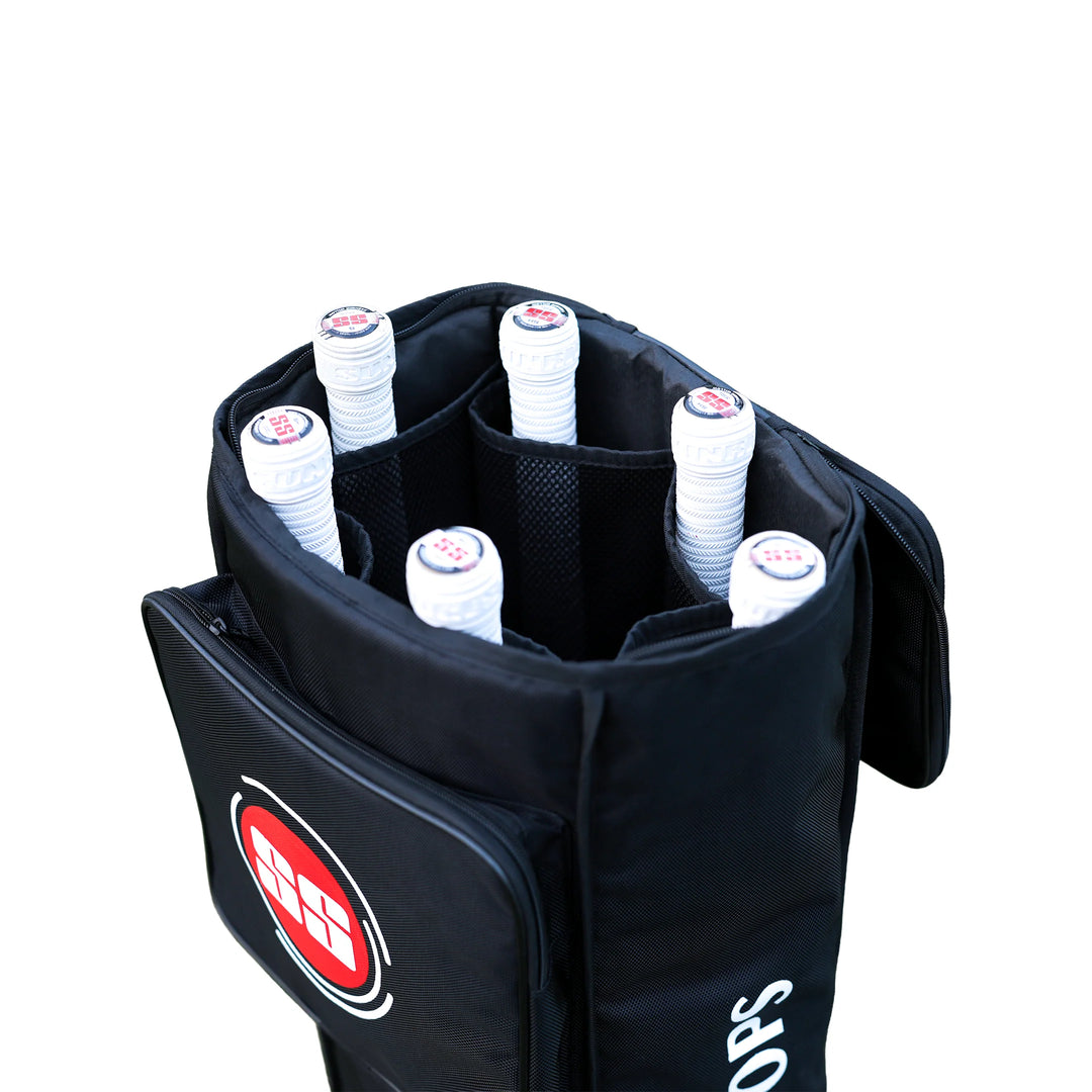 SS Vault 6 Sleeve Cricket Bat Bag @ Front View 2