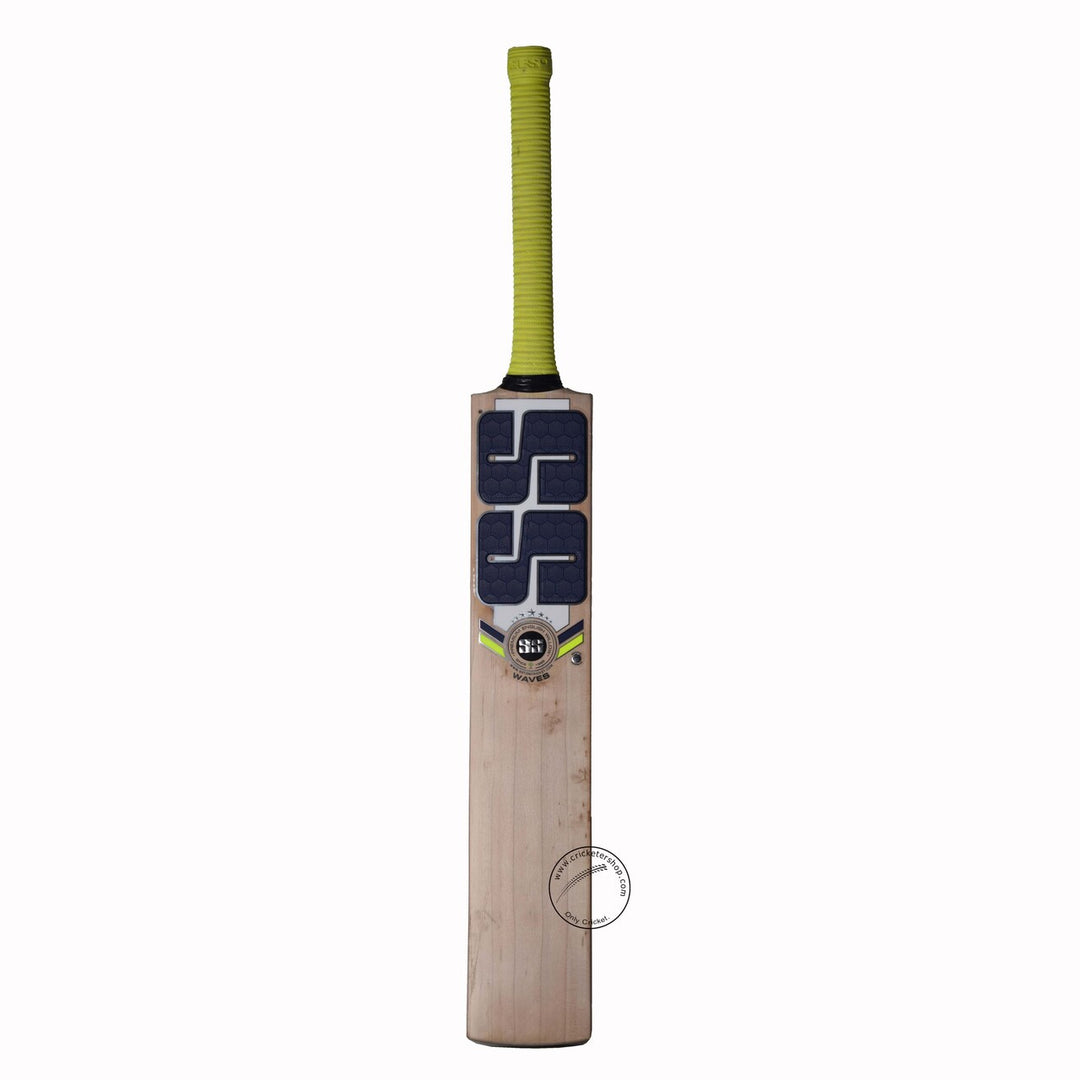 SS Waves English Willow Cricket Bat Size SH @ Front View