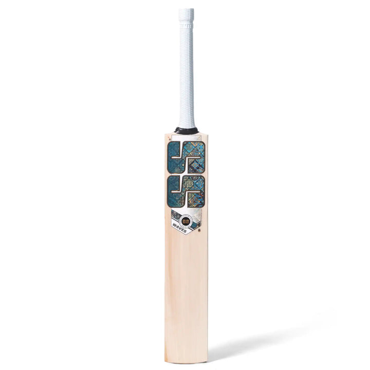 SS Waves English Willow Cricket Bat Size SH@front view8
