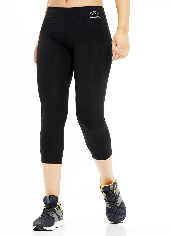 Shrey Amara Legging For Ladies Black Front View