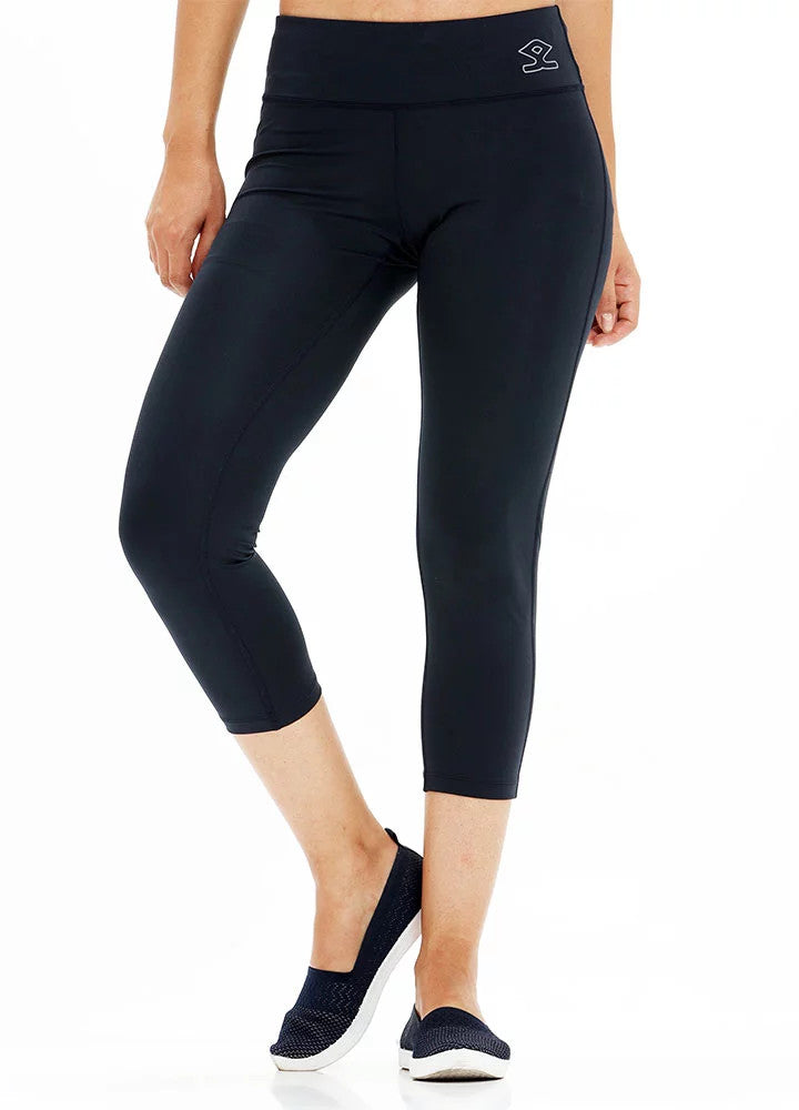 Shrey Amara Legging For Ladies Navy Front View