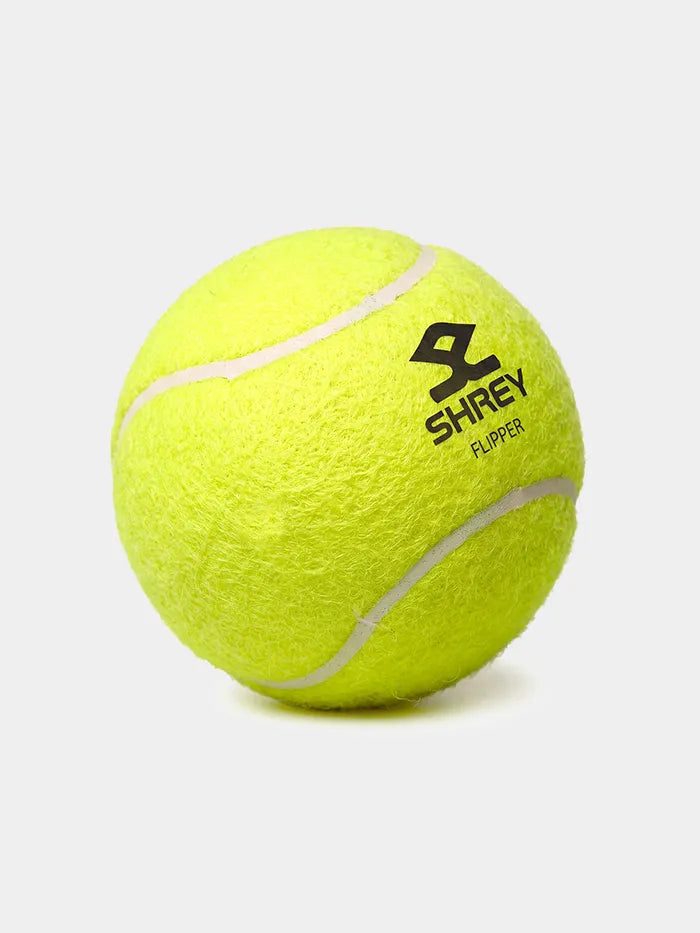 Shrey Flipper Cricket Tennis Ball Green Pack Of 12 @ Front View 3