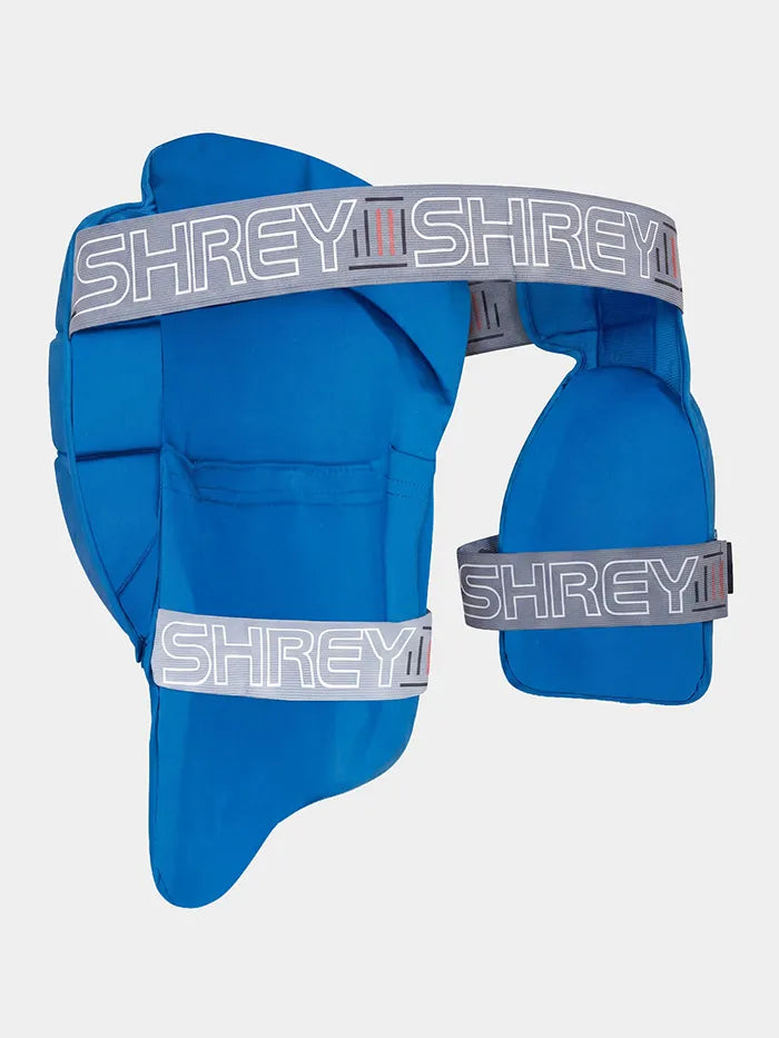 Shrey Legacy Cricket Batting Thigh Guard Right Handed @ Back View