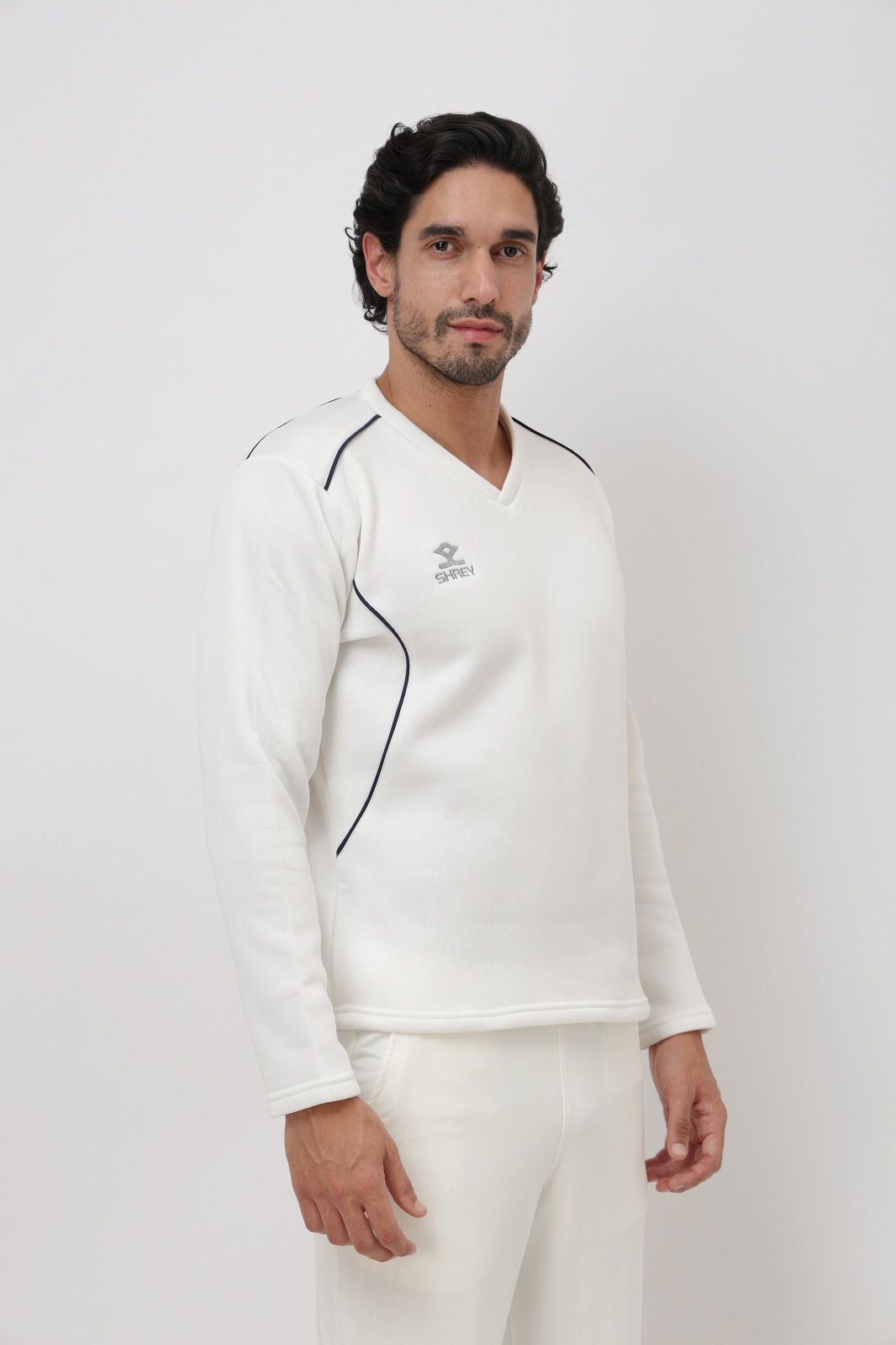 Shrey Match Cricket Sweater Long Sleeves @ Front View
