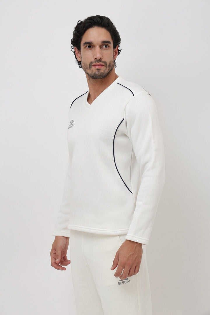 Shrey Match Cricket Sweater Long Sleeves @ Side View 2