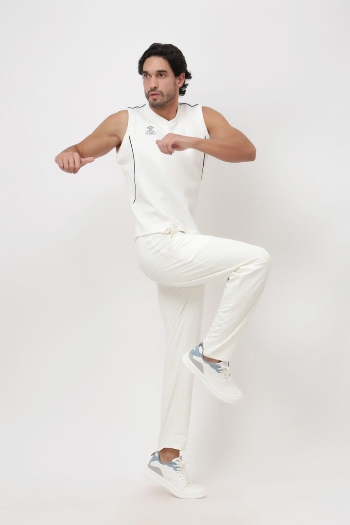 Shrey Match Cricket Sweater Sleeveless @ Front View 4