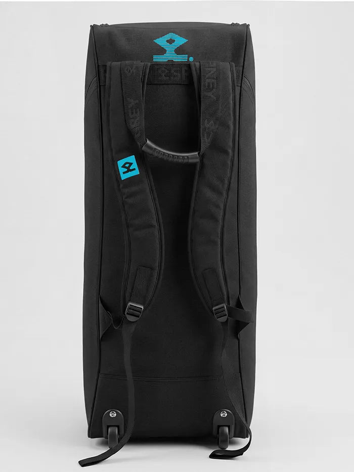 Shrey Meta Duffle Wheelie 40 Cricket Kit Bag Colour Black @ Back View 4