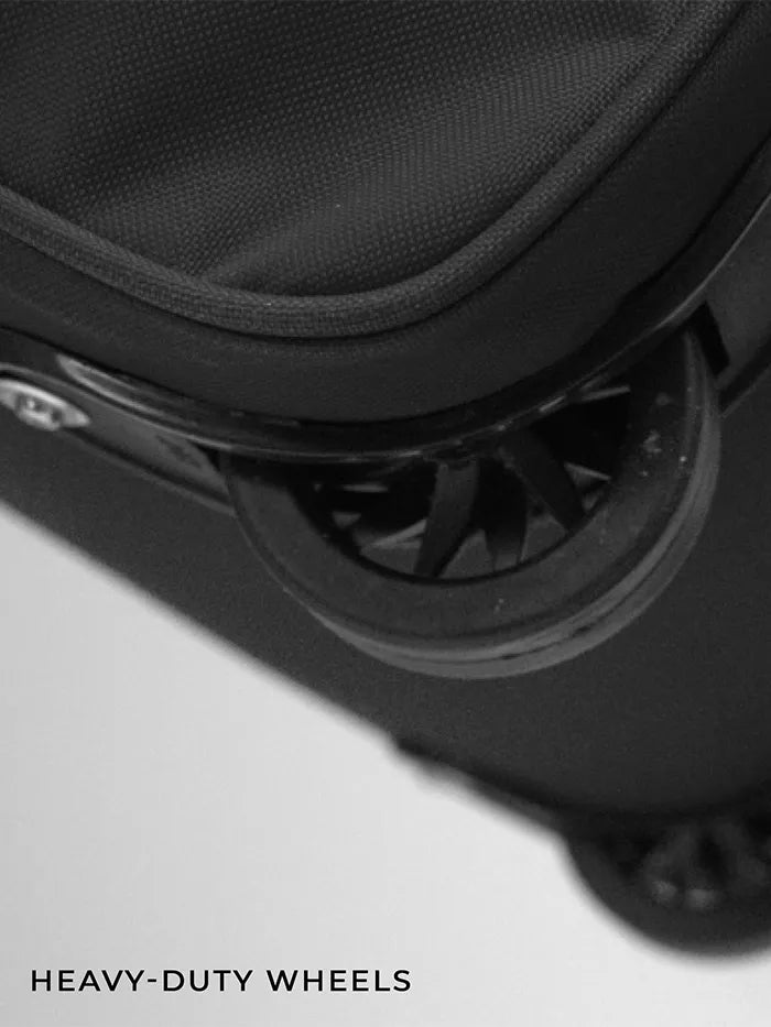 Shrey Meta Duffle Wheelie 40 Cricket Kit Bag Colour Black @ Bottom View 4