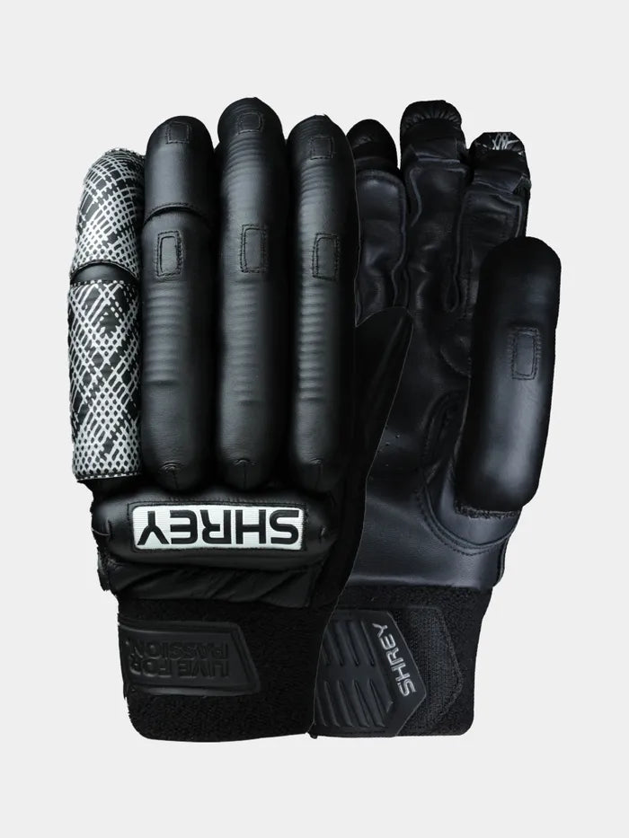 Shrey Meta VR Cricket Batting Gloves Black Mens Size @ Composite View