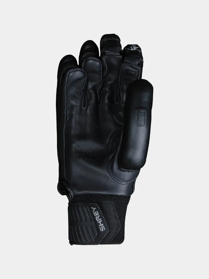 Shrey Meta VR Cricket Batting Gloves Black Mens Size @ Right Front View