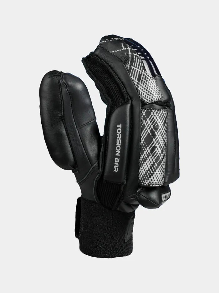 Shrey Meta VR Cricket Batting Gloves Black Mens Size @ Side View