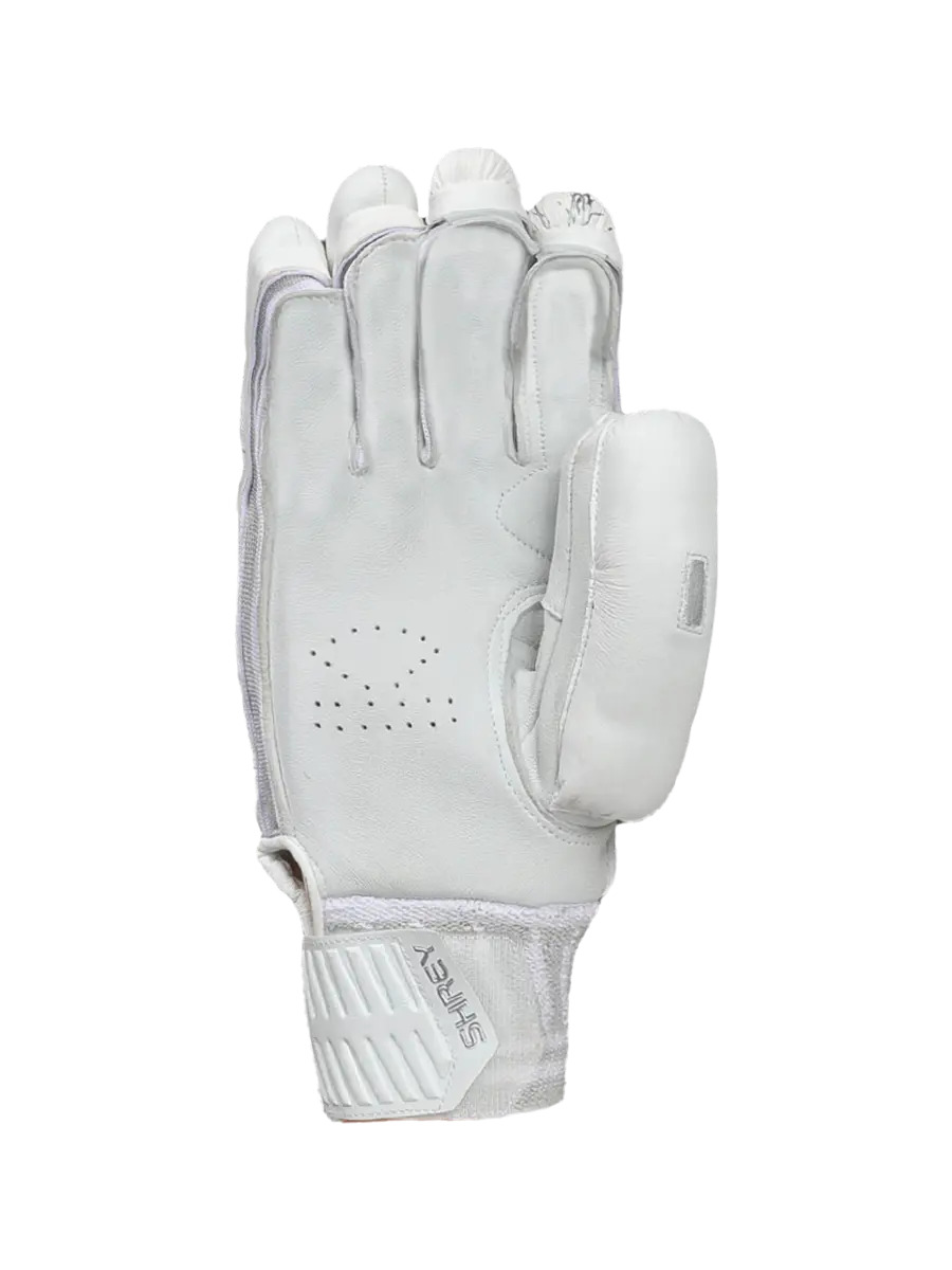 Shrey Meta VR Cricket Batting Gloves Grey @ Right Back View