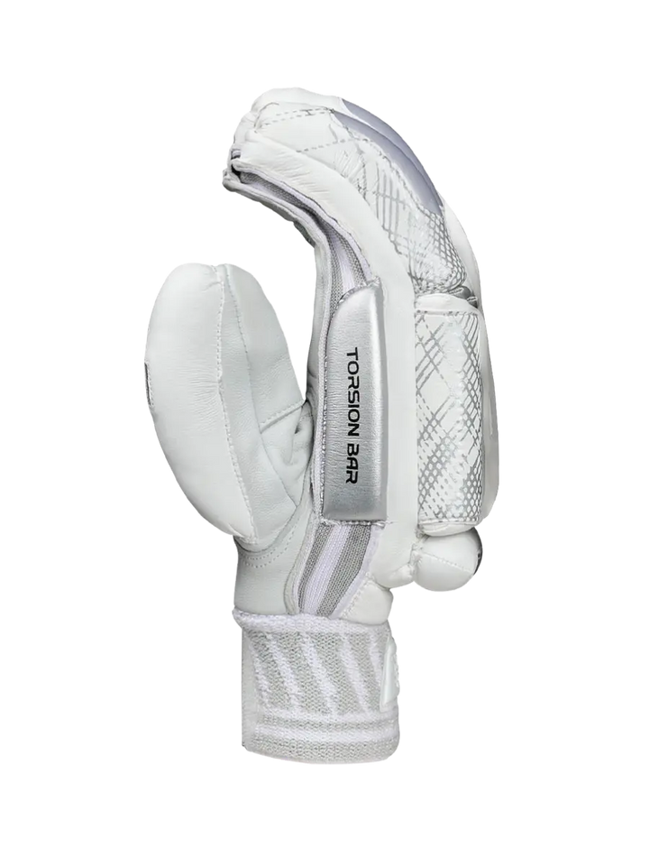 Shrey Meta VR Cricket Batting Gloves Grey @ Side View